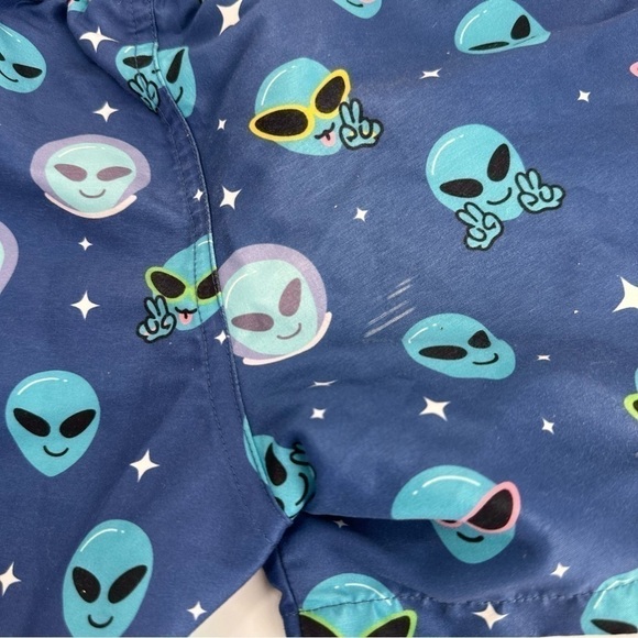 Posh Peanut Alien Swim Trunks Unlined Swimsuit Size 6 - Picture 3 of 4